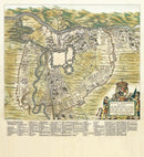 La mappa del primo assedio (1640)